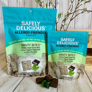 allergy friendly free vegan friendly snacks minty bites