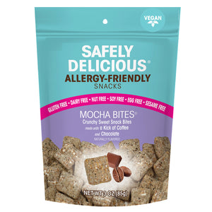 vegan friendly snacks allergy friendly mocha bites gluten free dairy free nut free
